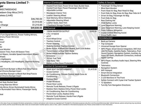 Used 2021 Toyota Sienna Limited FWD image 6