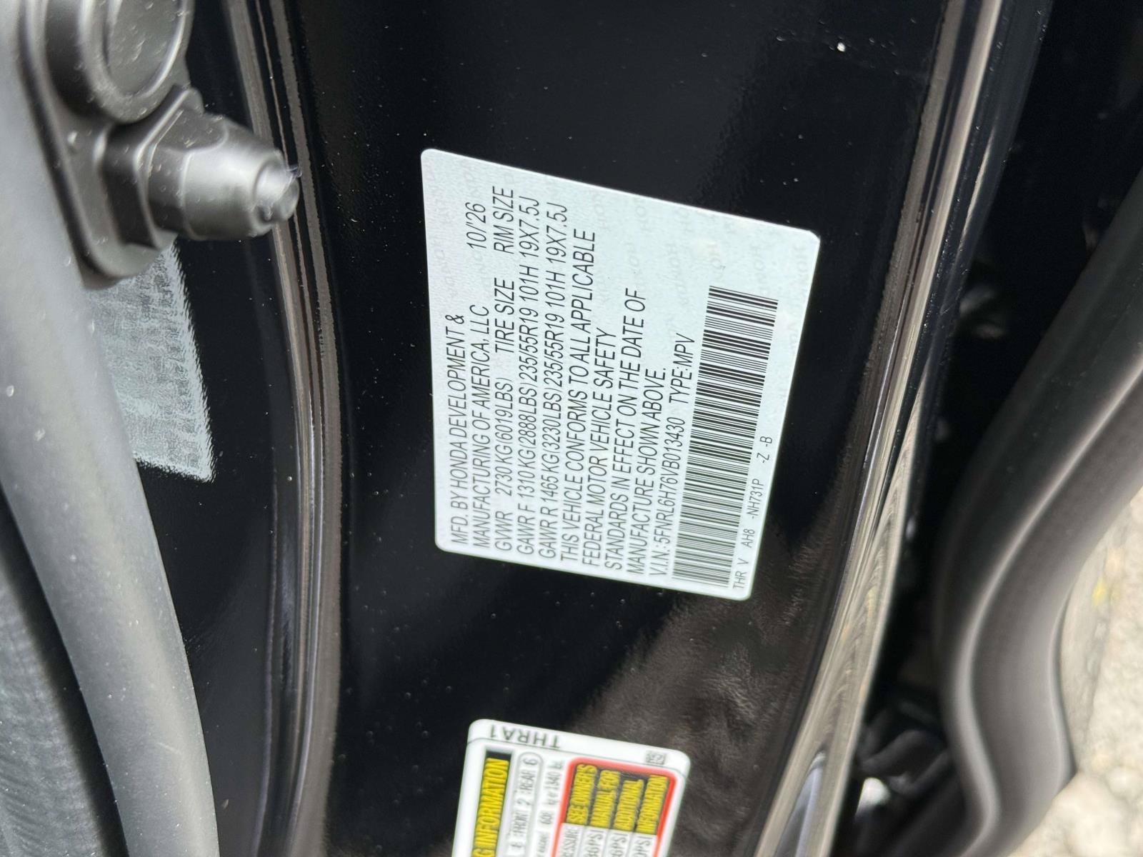 New 2027 Honda Odyssey Sport-L image 20