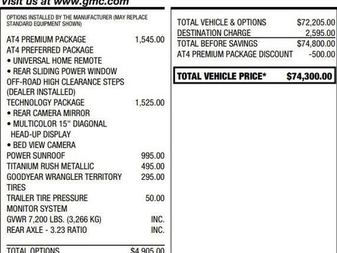 Certified 2026 GMC Sierra 1500 AT4 w/ AT4 Premium Package AWD/4WD image 2