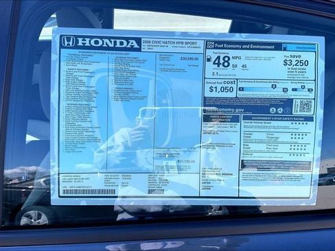 New 2026 Honda Civic Sport image 19