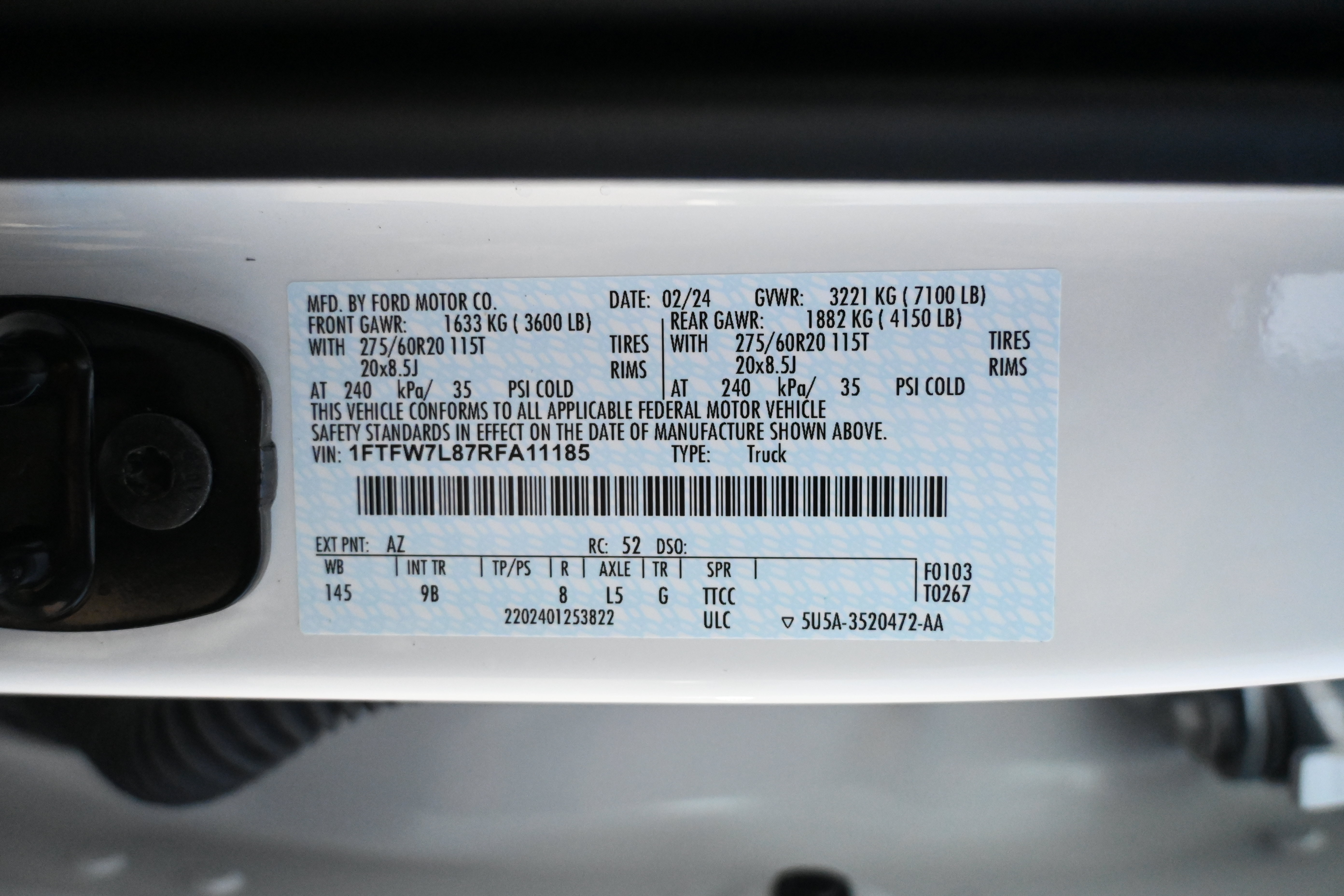 Used 2024 Ford F150 Platinum w/ Equipment Group 702A High AWD/4WD image 9