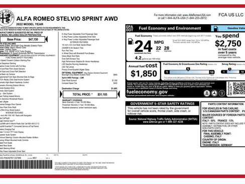 Used 2022 Alfa Romeo Stelvio Sprint image 20