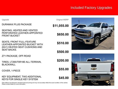 Used 2018 Chevrolet Silverado 3500 LTZ w/ Duramax Plus Package AWD/4WD image 5