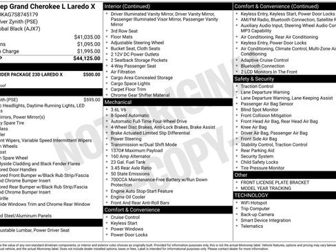 New 2025 Jeep Grand Cherokee L Laredo image 26