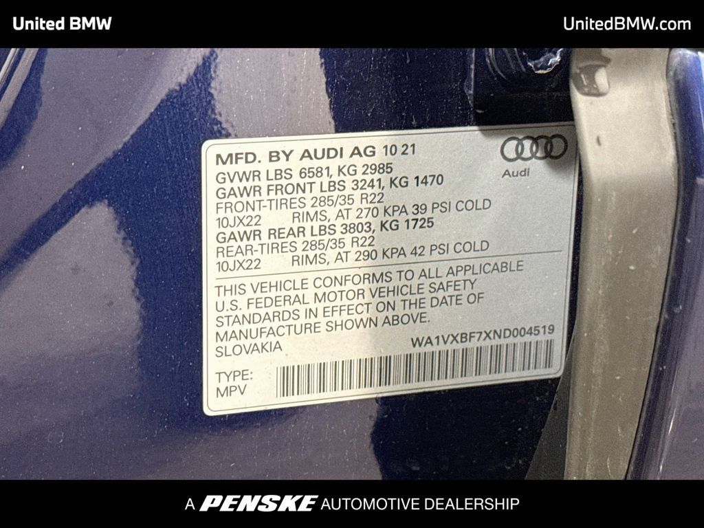 Used 2022 Audi Q7 3.0T Prestige AWD/4WD image 16