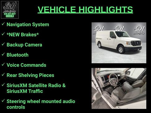 Used 2020 Nissan NV 2500 SV w/ Navigation Package RWD image 3