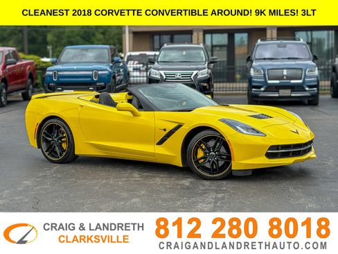 Used 2018 Chevrolet Corvette Stingray Convertible RWD image 1