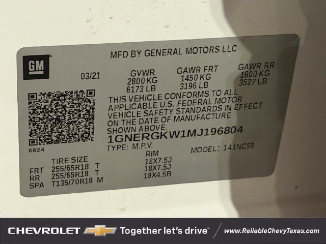 Used 2021 Chevrolet Traverse LT FWD image 36