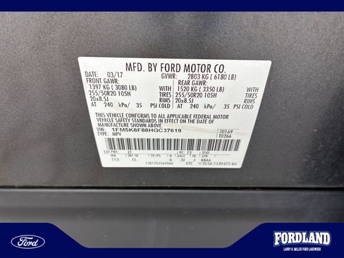 Used 2017 Ford Explorer Limited AWD/4WD image 25