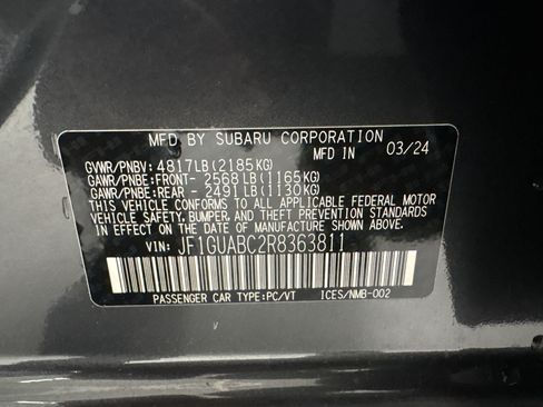 Used 2024 Subaru Impreza 2.0i AWD/4WD image 24