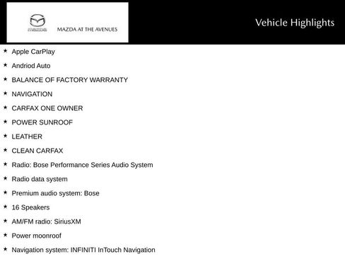 Used 2023 INFINITI QX50 Sensory w/ Accent Package image 10