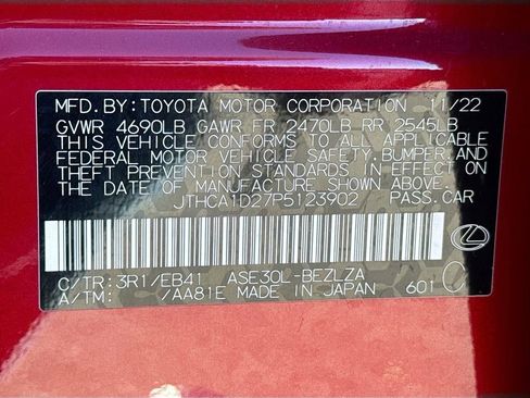 Used 2023 Lexus IS 300 w/ Comfort Package image 31