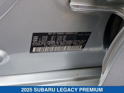 Certified 2025 Subaru Legacy Premium image 39