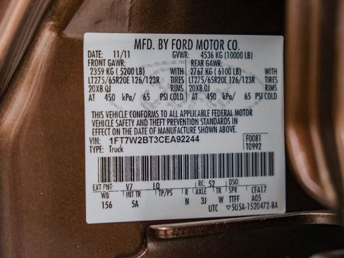 Used 2012 Ford F250 Lariat w/ Lariat Ultimate Pkg AWD/4WD image 59
