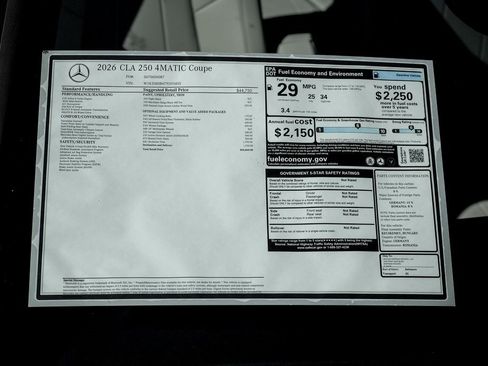 New 2026 Mercedes-Benz CLA 250 4MATIC image 24