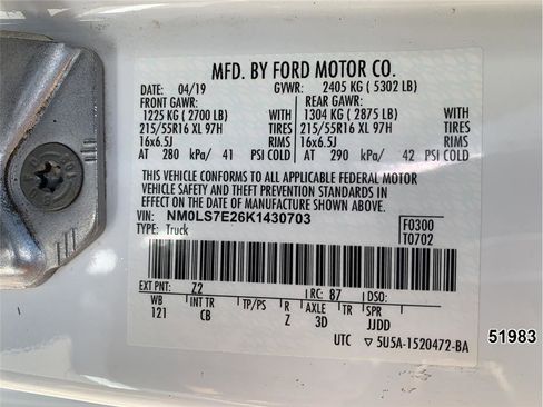 Used 2019 Ford Transit Connect XL image 20