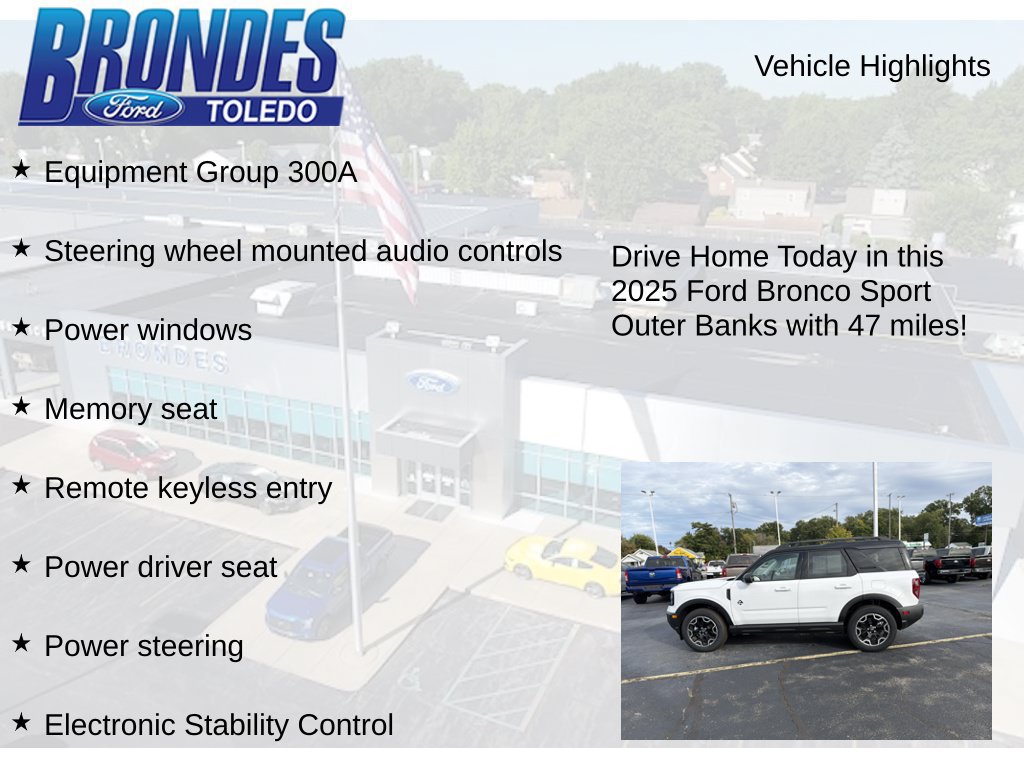 Used 2025 Ford Bronco Sport Outer Banks AWD/4WD image 5