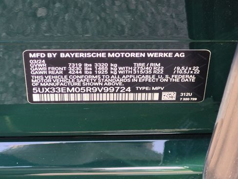 Used 2024 BMW X7 M60i w/ Executive Package AWD/4WD image 43