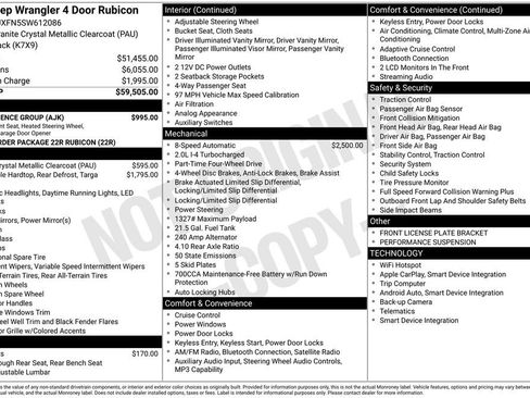 Used 2025 Jeep Wrangler Unlimited Rubicon w/ Convenience Group AWD/4WD image 6