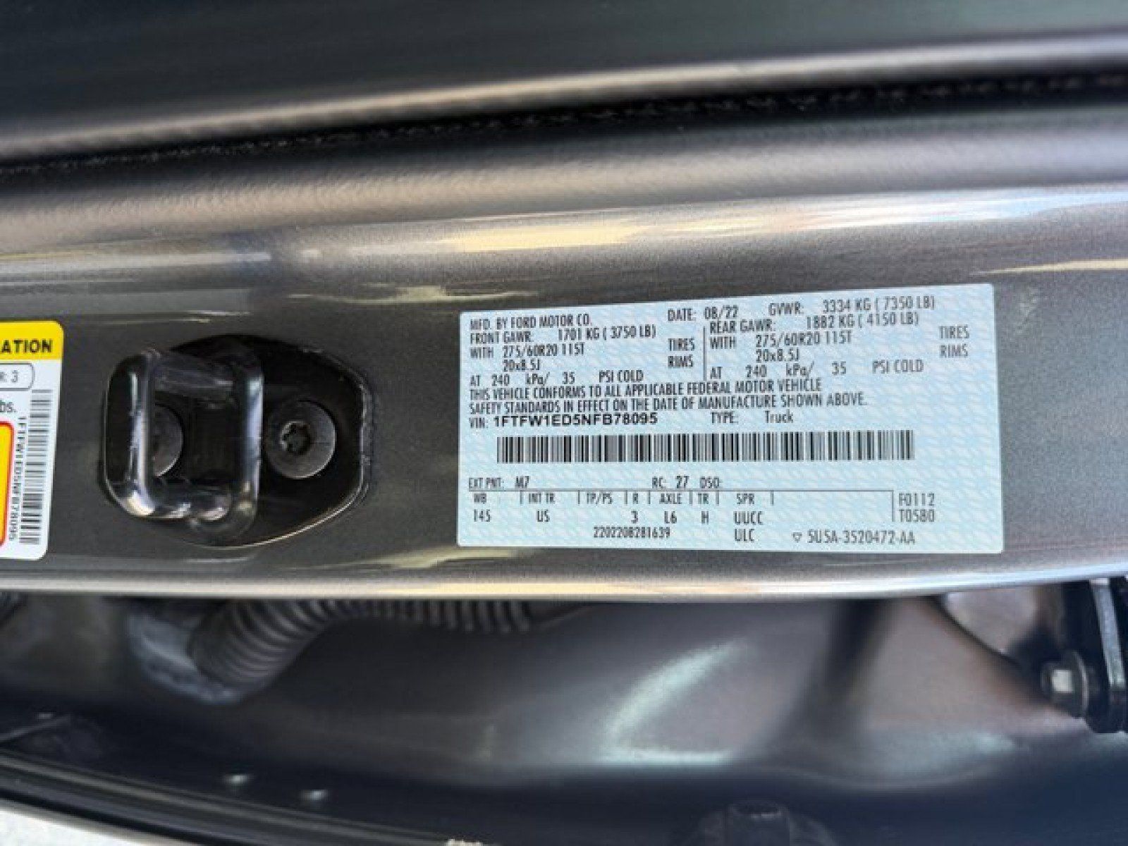 Used 2022 Ford F150 XLT w/ Equipment Group 302A High AWD/4WD image 21