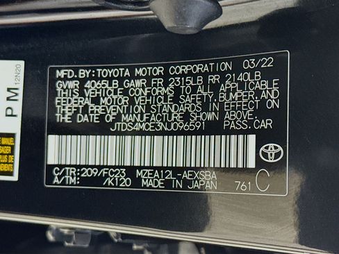 Used 2022 Toyota Corolla SE FWD image 40