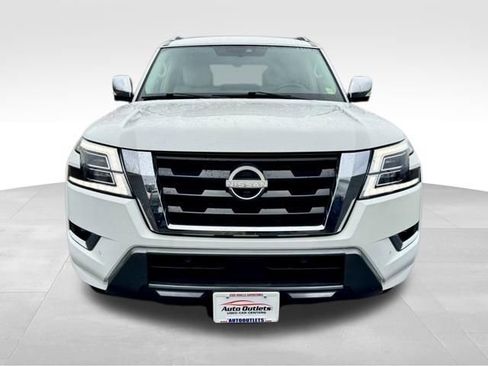 Used 2021 Nissan Armada Platinum w/ Captain's Chairs Package AWD/4WD image 2
