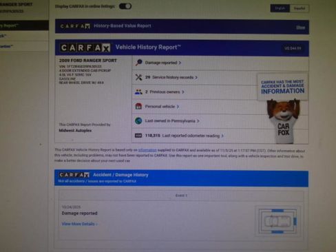 Used 2009 Ford Ranger Sport image 8