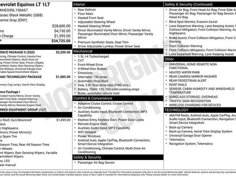 Used 2025 Chevrolet Equinox LT w/ Convenience Package II image 3