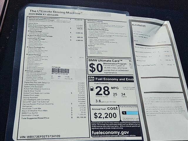 New 2026 BMW X1 xDrive28i w/ Technology Package AWD/4WD image 18