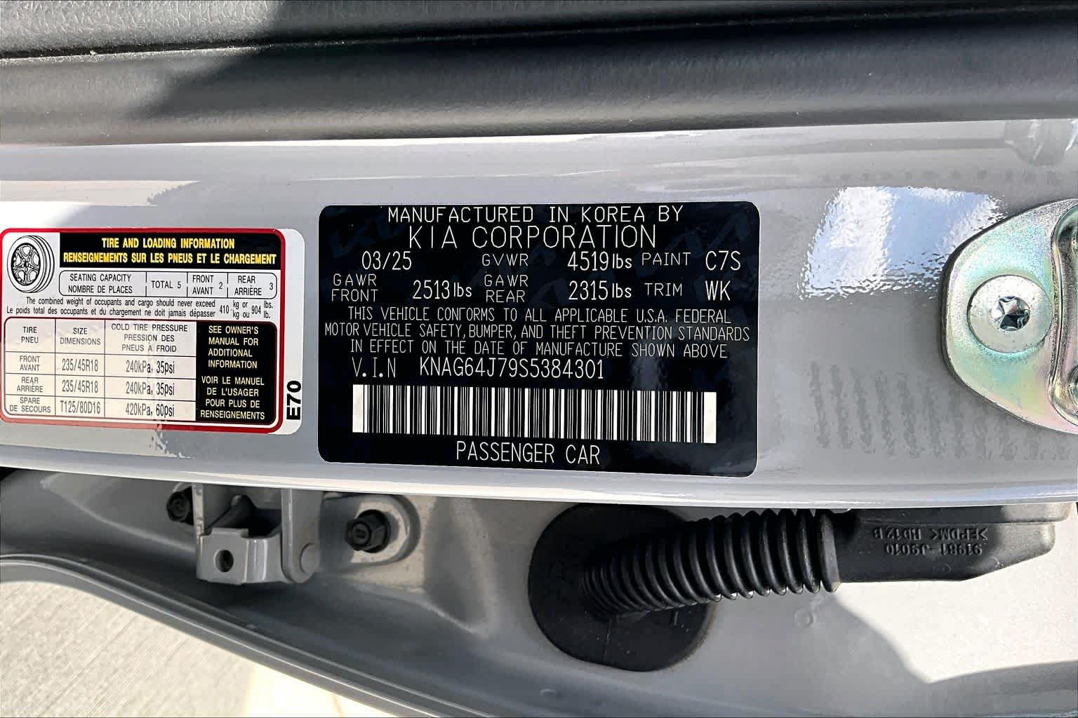 Certified 2025 Kia K5 GT-Line w/ GT-Line Premium Package AWD/4WD image 31
