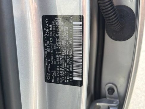 Certified 2024 Hyundai Tucson Blue AWD/4WD image 34