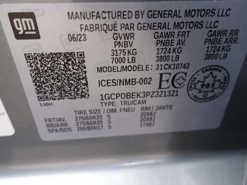 Used 2023 Chevrolet Silverado 1500 Custom w/ Rally Edition image 18