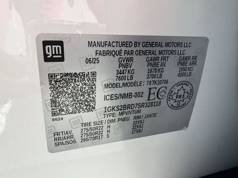 Used 2025 GMC Yukon Elevation w/ LPO, Floor Liner Package AWD/4WD image 29