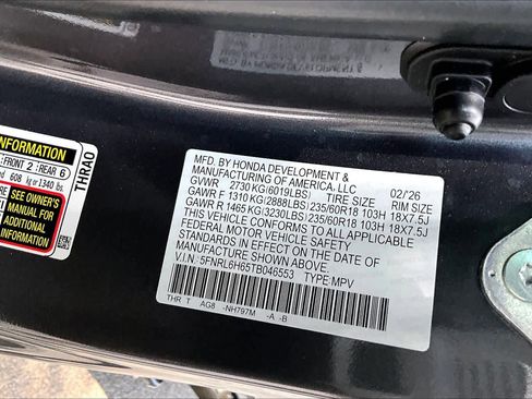 Certified 2026 Honda Odyssey EX-L image 33