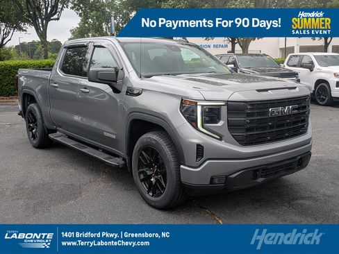 Used 2024 GMC Sierra 1500 Elevation w/ LPO, Elevation Black Package AWD/4WD image 1