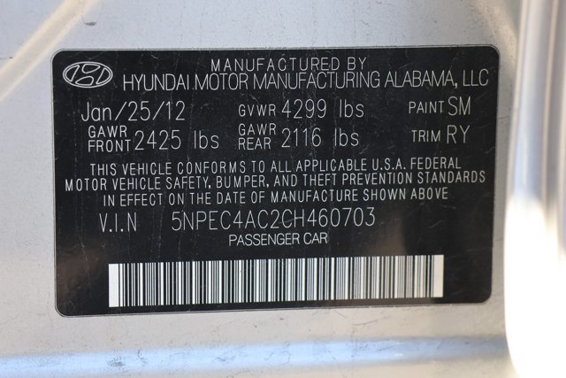 Used 2012 Hyundai Sonata Limited w/ Navigation Pkg FWD image 16