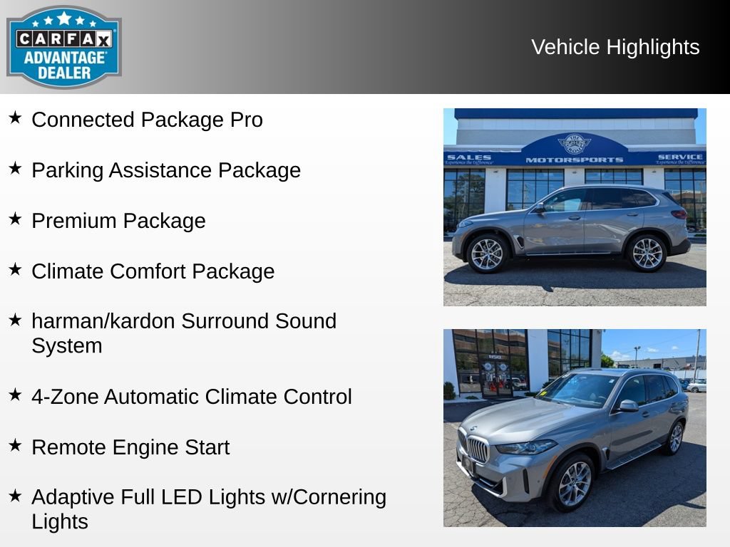 Used 2024 BMW X5 xDrive40i w/ Premium Package AWD/4WD image 4