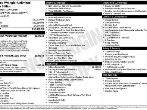 Used 2021 Jeep Wrangler Unlimited Sport image 5