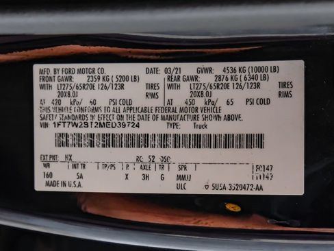 Used 2021 Ford F250 Lariat w/ Lariat Ultimate Package AWD/4WD image 65