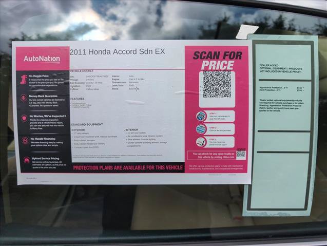Used 2011 Honda Accord EX image 29
