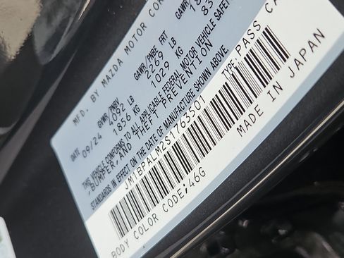 Certified 2025 MAZDA MAZDA3 s image 7