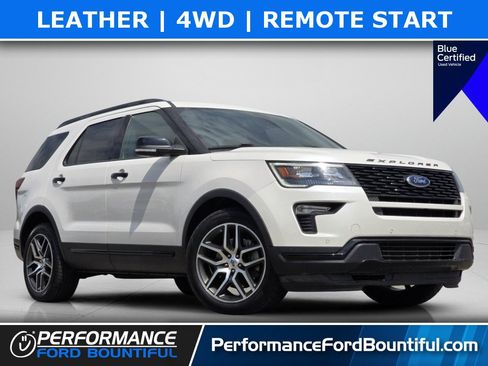 Certified 2018 Ford Explorer Sport w/ Ford Safe & Smart Package AWD/4WD image 1