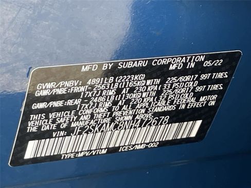 Certified 2022 Subaru Forester Wilderness w/ Wilderness Package AWD/4WD image 34