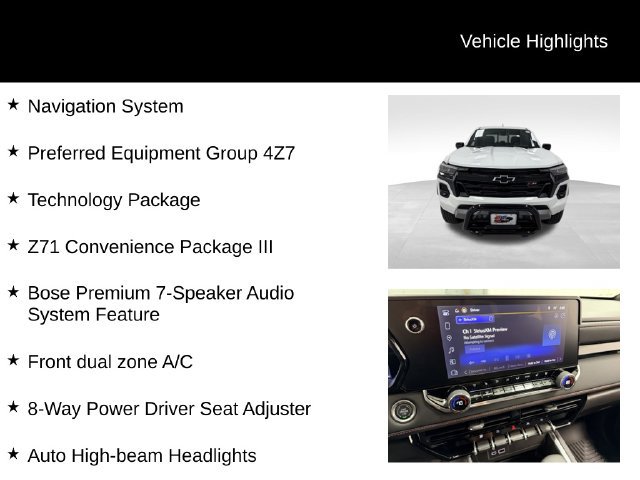 Used 2026 Chevrolet Colorado Z71 w/ Technology Package AWD/4WD image 16