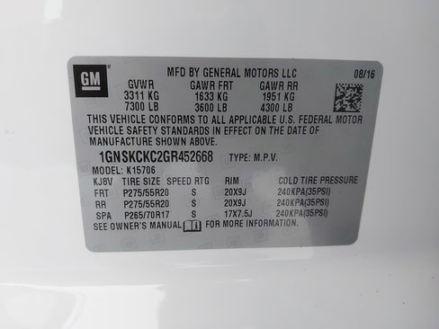 Used 2016 Chevrolet Tahoe LTZ w/ Max Trailering Package image 34