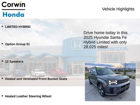 Used 2025 Hyundai Santa Fe Limited FWD image 6