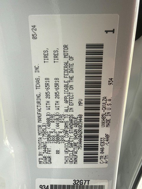 Used 2024 Toyota Sequoia TRD Pro AWD/4WD image 1