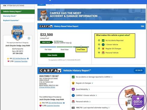 Used 2020 Ford F150 XLT w/ Equipment Group 302A Luxury image 11