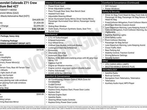 New 2026 Chevrolet Colorado Z71 image 6