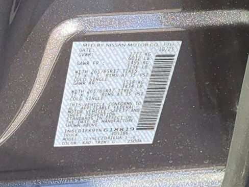 New 2026 Nissan Frontier SV image 25